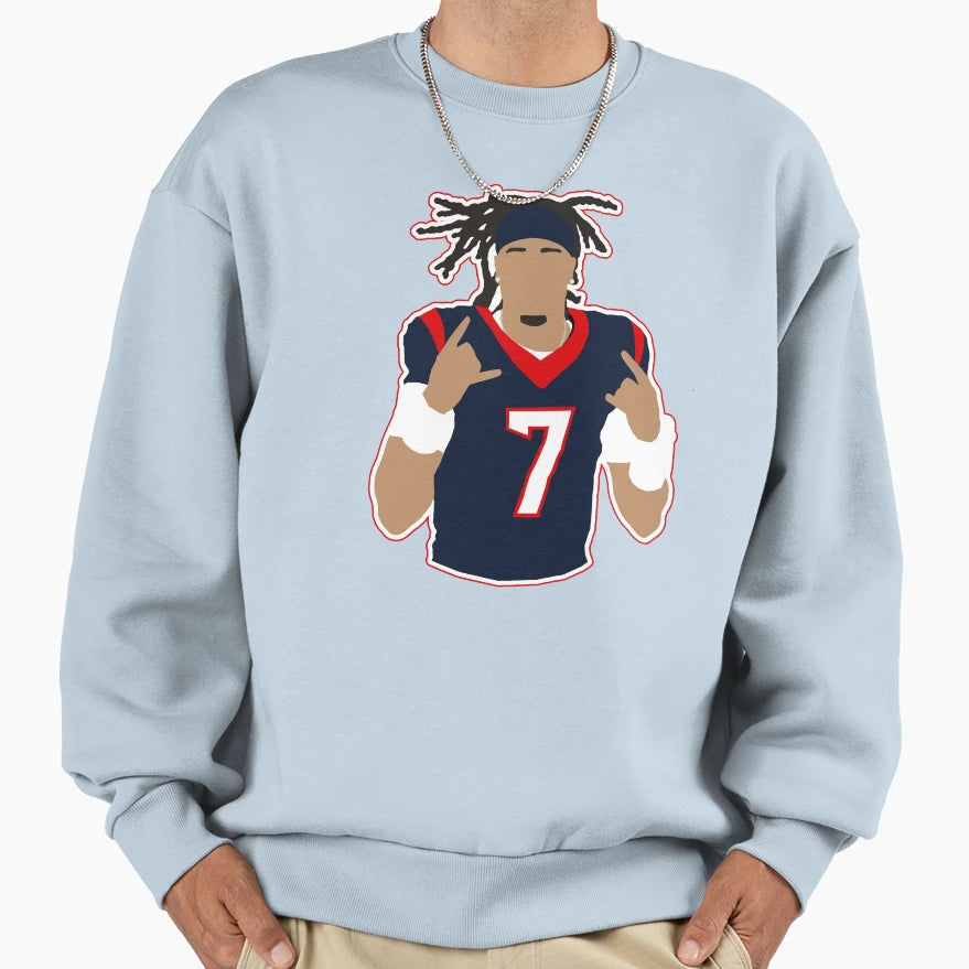 Cj Stroud Sweatshirt - Trendy Graphic Unisex - T-Shirt, Sweatshirt, Hoodie