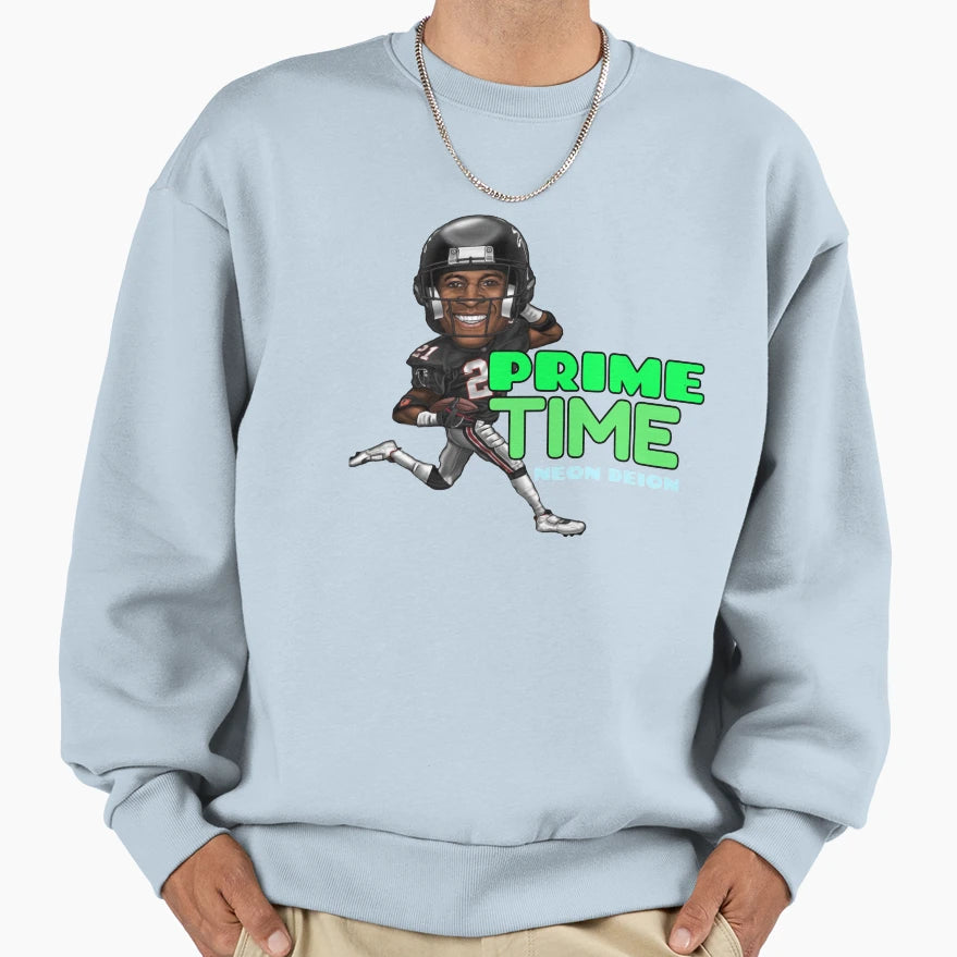 Prime Time Deion Sanders Sweatshirt - Graphic Print Men Women - T-Shirt, Sweatshirt, Hoodie