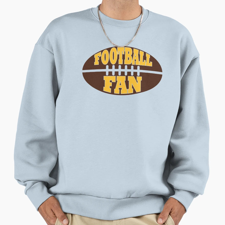 American Football Fan Sweatshirt - Graphic Print Unisex - T-Shirt, Sweatshirt, Hoodie
