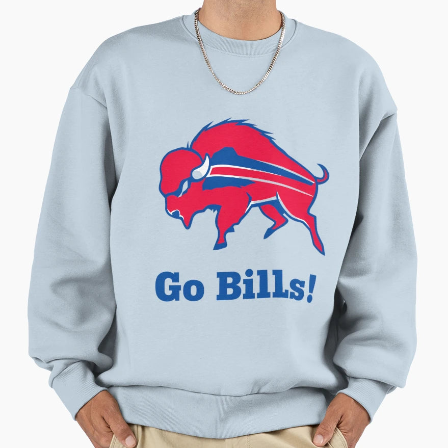 Stampede Spirit Buffalo Bills T-Shirt - Custom Art Print Unisex - T-Shirt, Sweatshirt, Hoodie