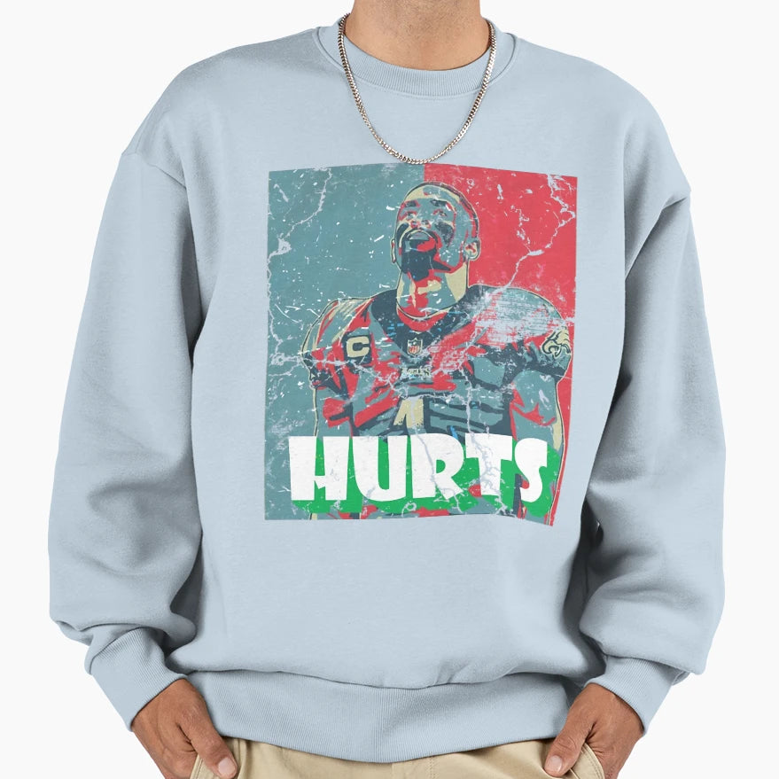 Sports Player 1 Football Touchdown Sweatshirt - Aesthetic Graphic Men Women - T-Shirt, Sweatshirt, Hoodie