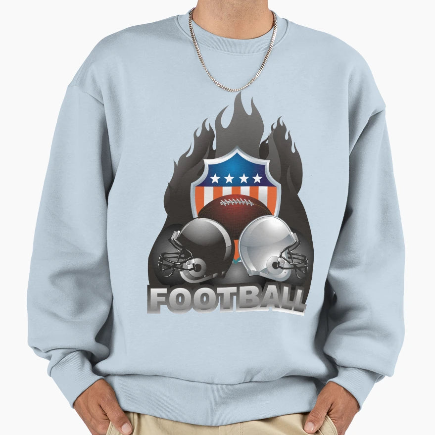 American Football Sweatshirt - Fun Novelty Design for Adults - T-Shirt, Sweatshirt, Hoodie