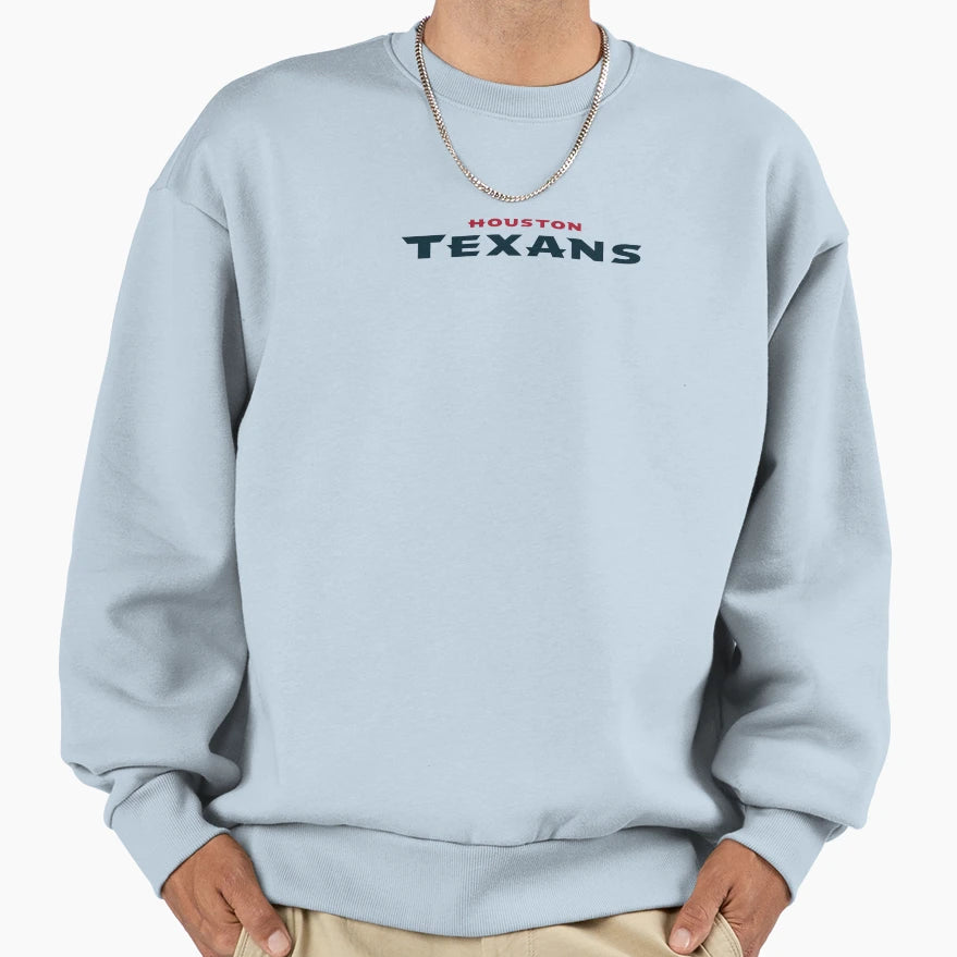 Texans Wordmark Sweatshirt - Fun Novelty Design for Adults - T-Shirt, Sweatshirt, Hoodie