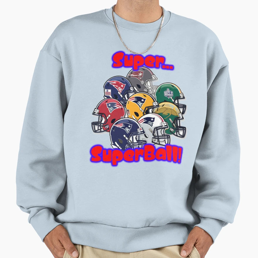 Super Superball Sweatshirt - Trendy Graphic for Adults - T-Shirt, Sweatshirt, Hoodie