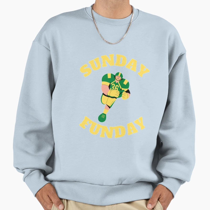Sunday Funday Sweatshirt - Custom Art Print for Adults - T-Shirt, Sweatshirt, Hoodie