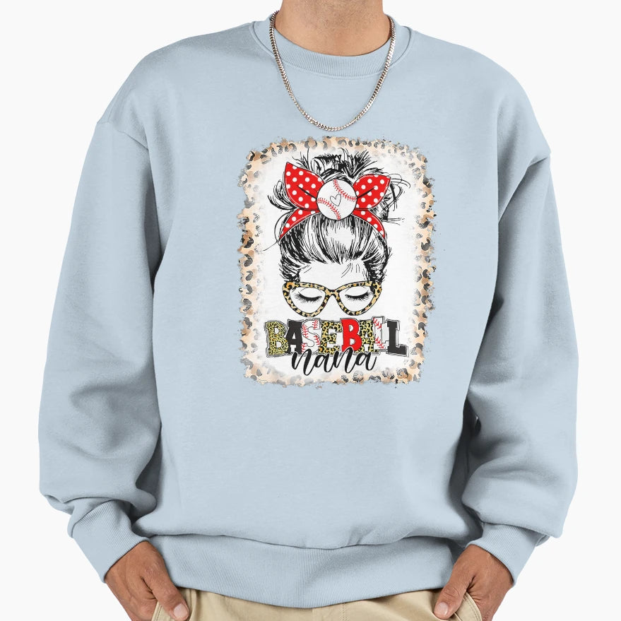 Baseball Nana Funny Baseball Sweatshirt - Streetwear Style Men Women - T-Shirt, Sweatshirt, Hoodie