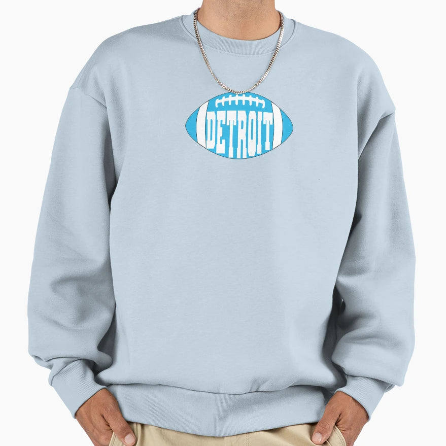 Detroit Football Sweatshirt - Casual Everyday Wear for Adults - T-Shirt, Sweatshirt, Hoodie