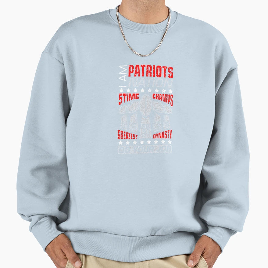 Patriots Nation Greatest Sweatshirt - Casual Everyday Wear for Adults - T-Shirt, Sweatshirt, Hoodie