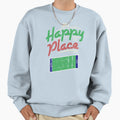 My Happy Place American Football Sweatshirt - Trendy Graphic for Adults - T-Shirt, Sweatshirt, Hoodie