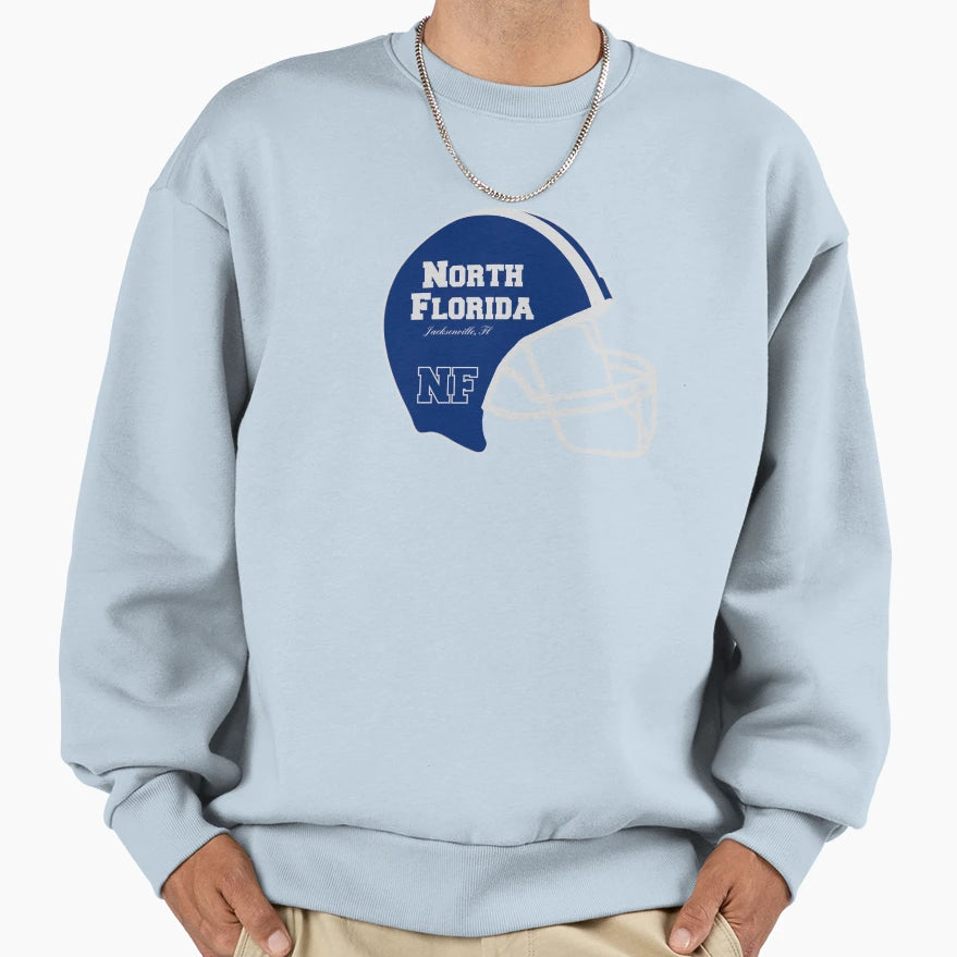 Jacksonville Florida Fl Football Helmet Sweatshirt - Trendy Graphic Unisex - T-Shirt, Sweatshirt, Hoodie