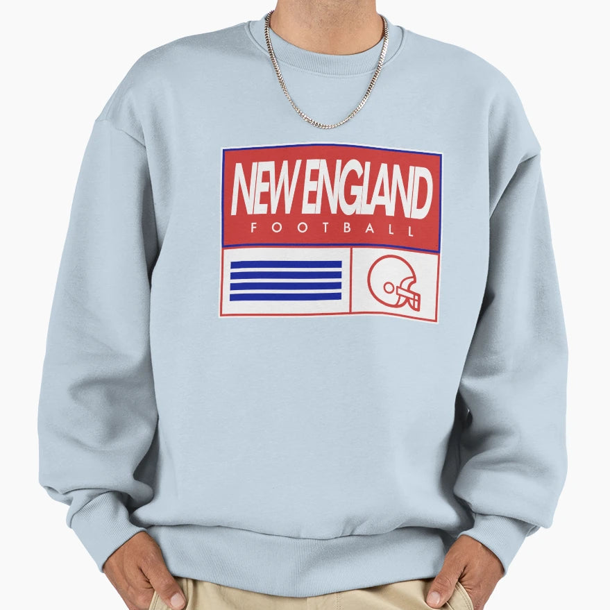 New England Patritos Football Sweatshirt - Minimalist Print Unisex - T-Shirt, Sweatshirt, Hoodie