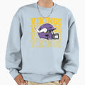 Minnesota Vikings Helmet Sweatshirt - Minimalist Print Men Women - T-Shirt, Sweatshirt, Hoodie