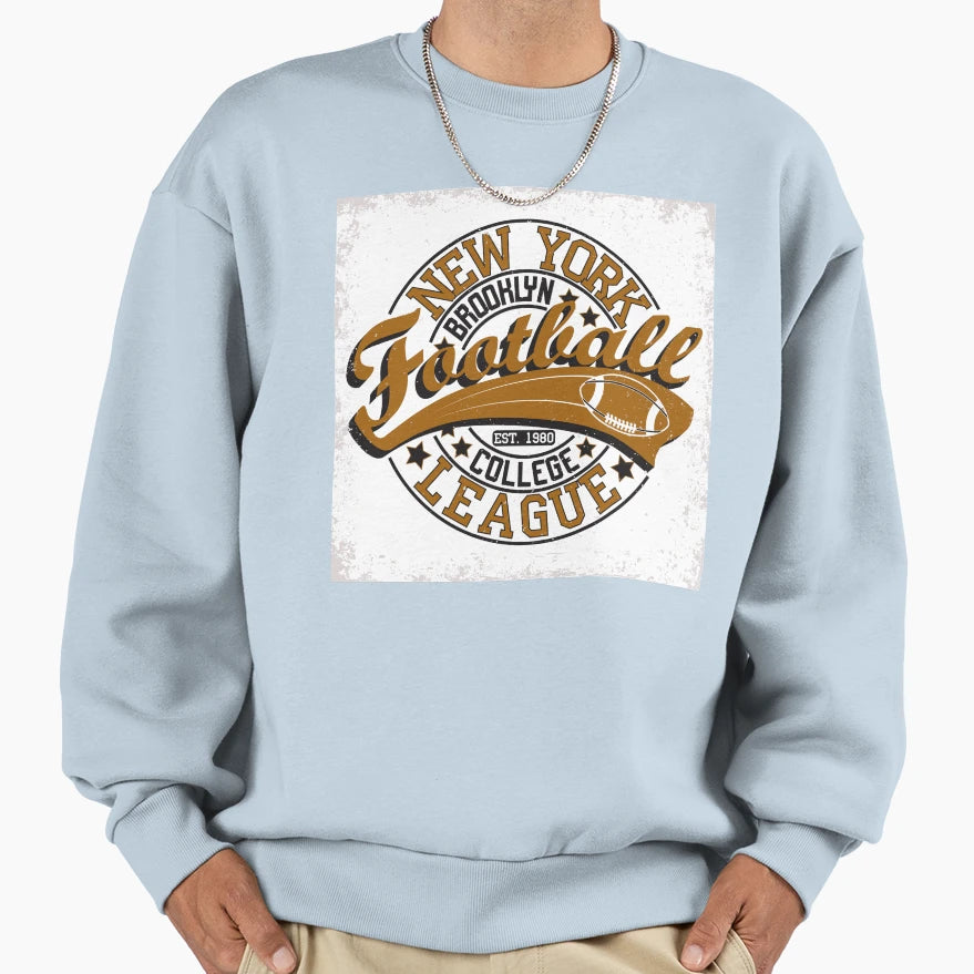 New York Football Sweatshirt - Fun Novelty Design Men Women - T-Shirt, Sweatshirt, Hoodie