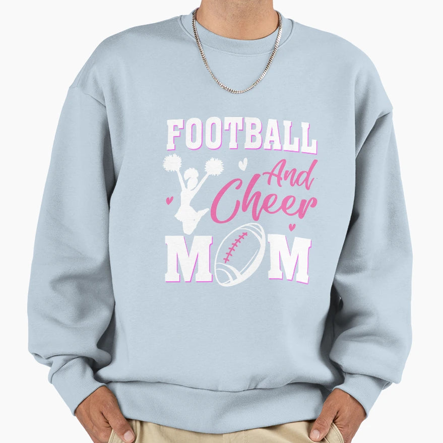 Womens Funny Cheerleading Mom Sweatshirt - Graphic Print Men Women - T-Shirt, Sweatshirt, Hoodie