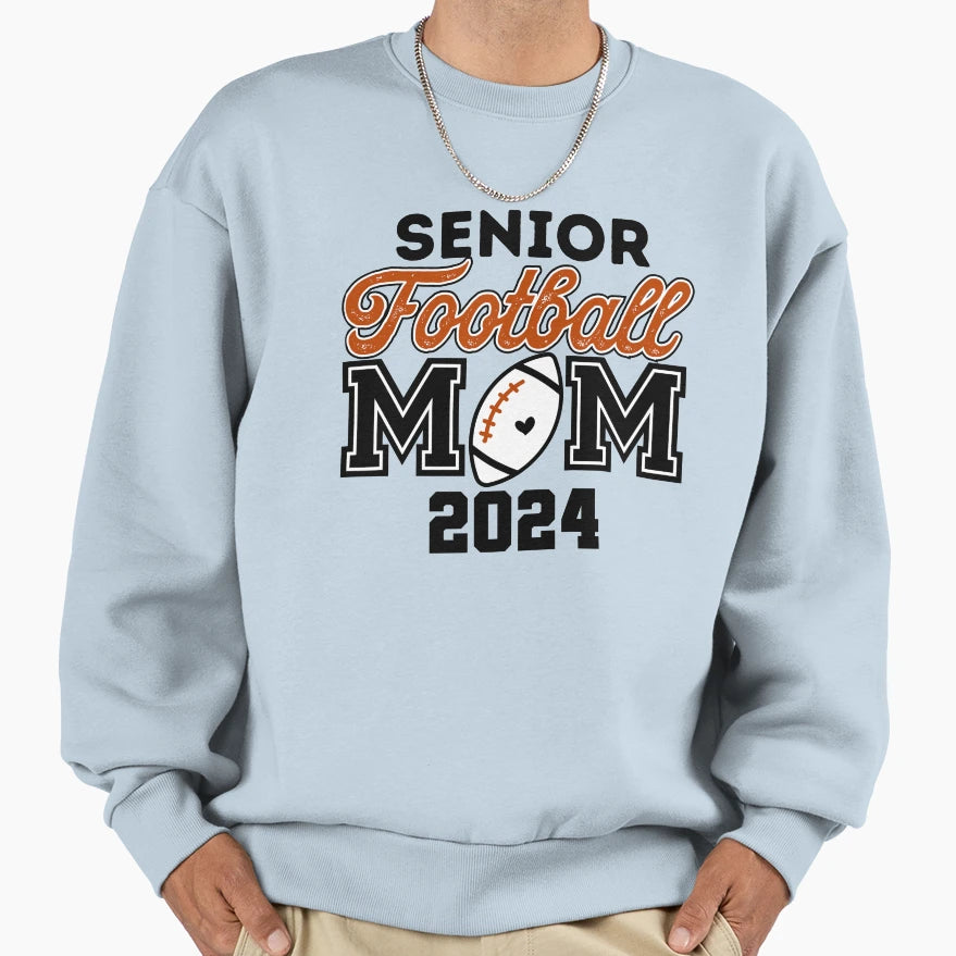 Class 2024 Senior Football Sweatshirt - Unique Graphic for Adults - T-Shirt, Sweatshirt, Hoodie
