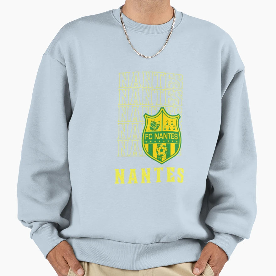 Nantes Art Fc Nantes Sweatshirt - Casual Everyday Wear Men Women - T-Shirt, Sweatshirt, Hoodie