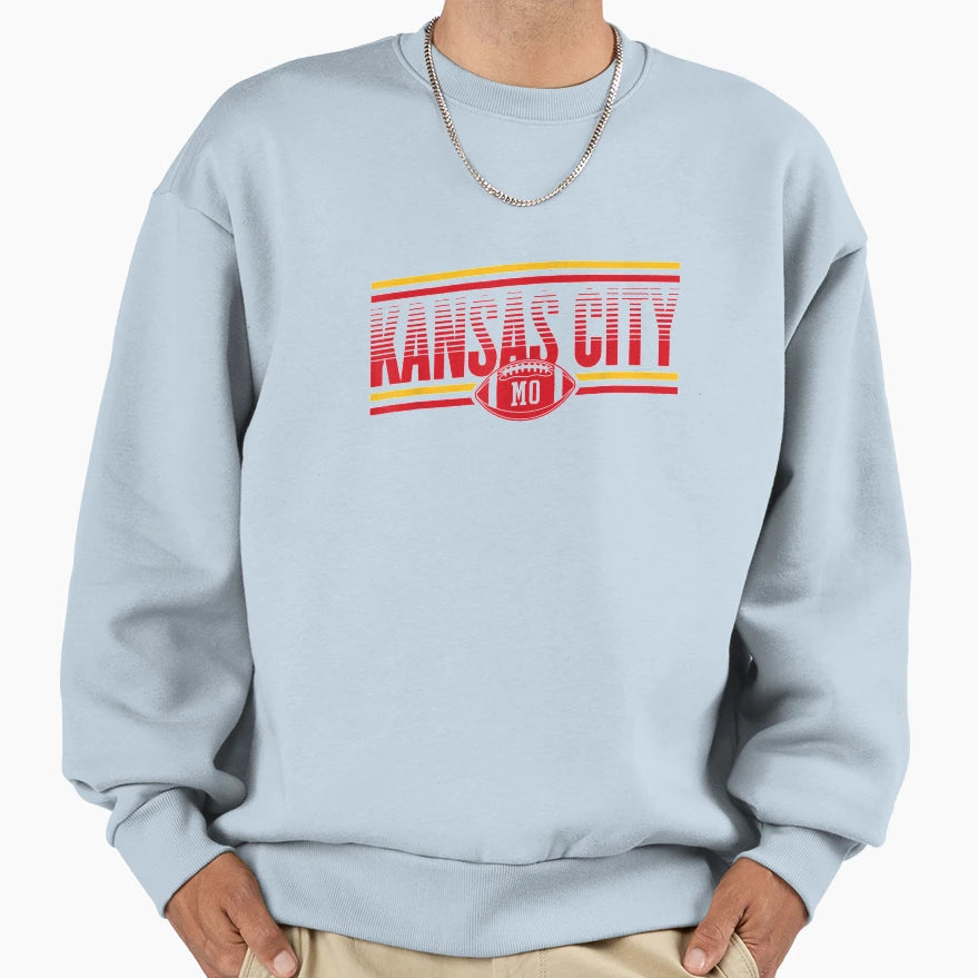 Kansas City Kc Football Missouri T-Shirt - Minimalist Print for Adults - T-Shirt, Sweatshirt, Hoodie
