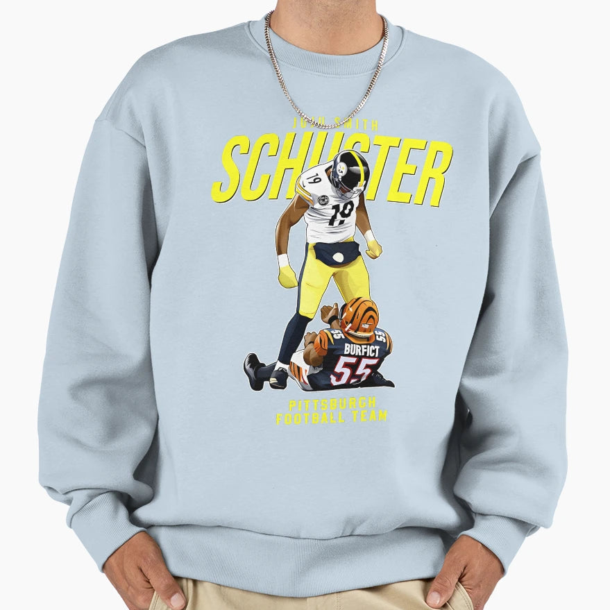 Juju Smith 19 Pittsburgh Football Sweatshirt - Trendy Graphic for Adults - T-Shirt, Sweatshirt, Hoodie