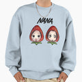 Doodle Little Nana Sweatshirt - Aesthetic Graphic Men Women - T-Shirt, Sweatshirt, Hoodie