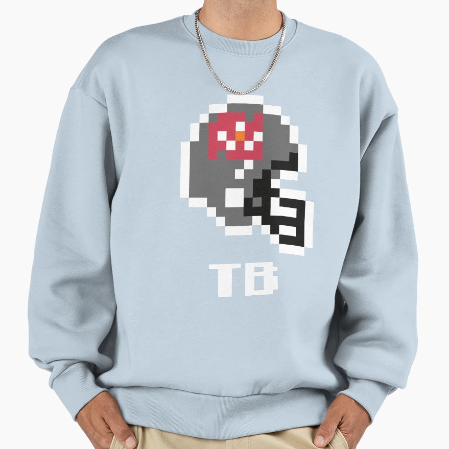 Tampa Bay Buccaneers Tecmo Super Sweatshirt - Novelty Apparel for Adults - T-Shirt, Sweatshirt, Hoodie