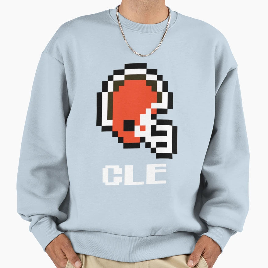 Cleveland Browns Tecmo Super Bowl Sweatshirt - Custom Art Print Unisex - T-Shirt, Sweatshirt, Hoodie