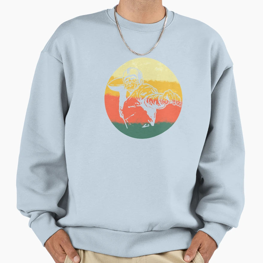 American Football Quarterback Sweatshirt - Casual Everyday Wear Unisex - T-Shirt, Sweatshirt, Hoodie