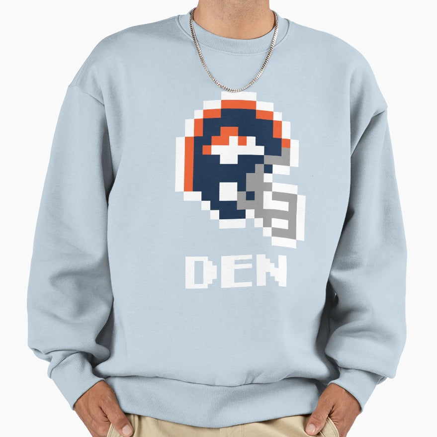 Denver Broncos Tecmo Super Bowl Sweatshirt - Trendy Graphic Men Women - T-Shirt, Sweatshirt, Hoodie