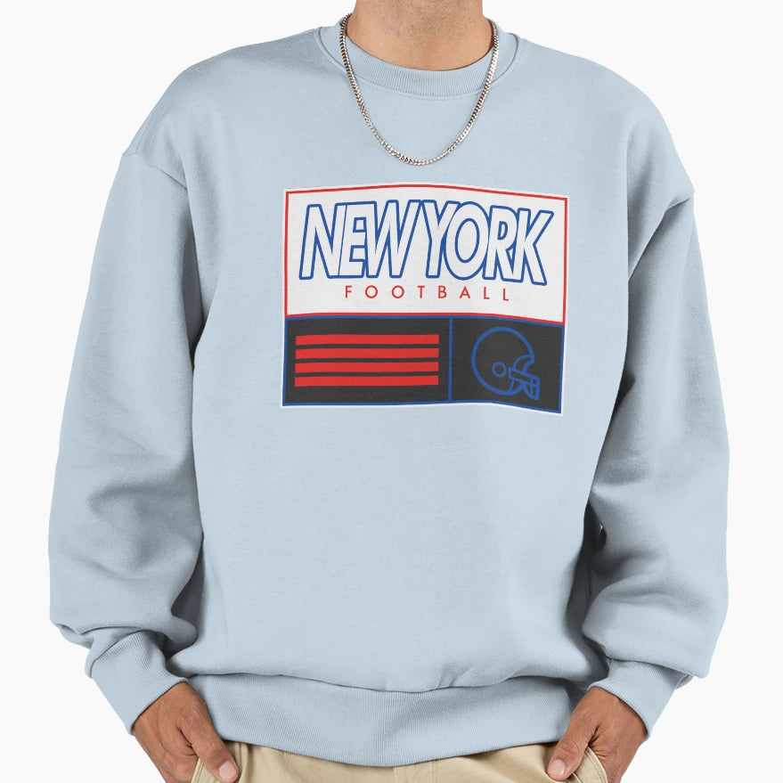 New York Football Sweatshirt - Streetwear Style for Adults - T-Shirt, Sweatshirt, Hoodie