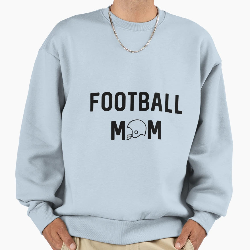 Football Mom Sweatshirt - Aesthetic Graphic for Adults - T-Shirt, Sweatshirt, Hoodie