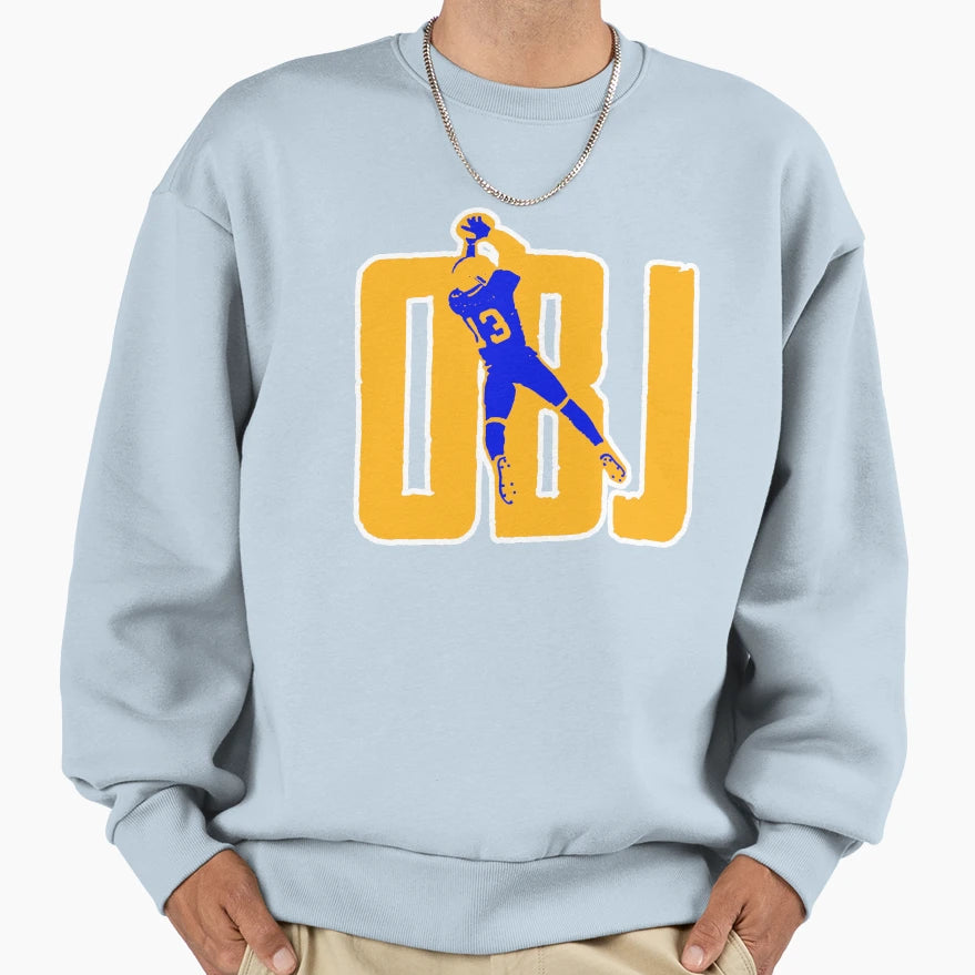 Air Obj La Los Angeles Football And T-Shirt - Trendy Graphic Men Women - T-Shirt, Sweatshirt, Hoodie