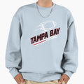 Tampa Bay Football Slants T-Shirt - Trendy Graphic Unisex - T-Shirt, Sweatshirt, Hoodie