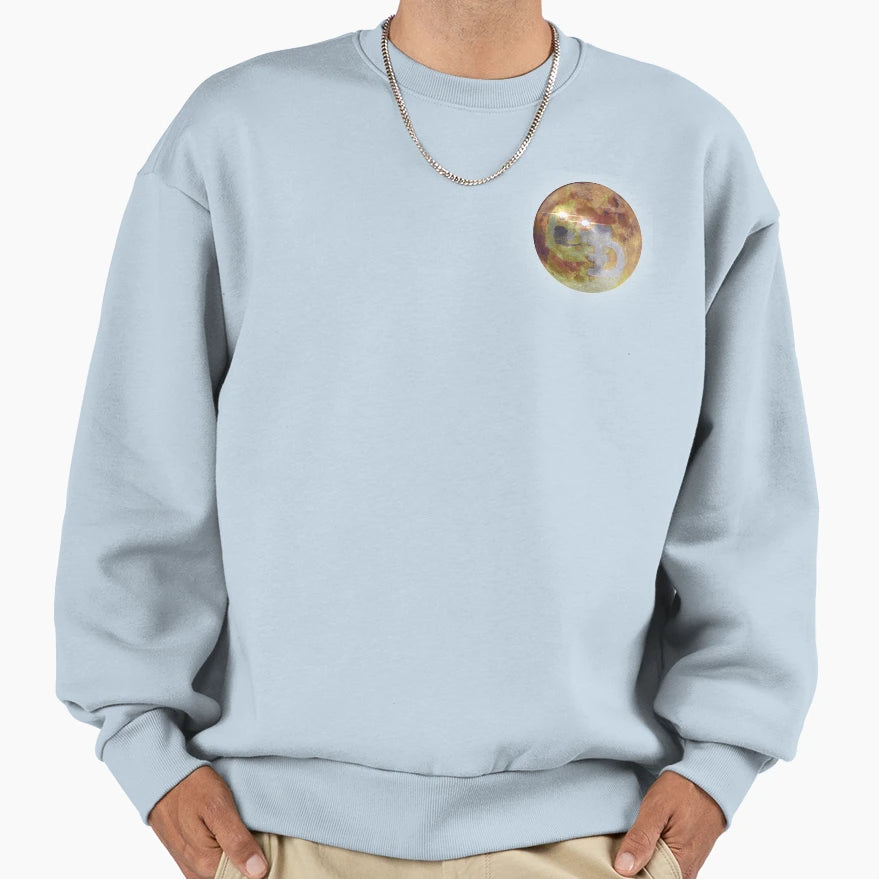 Doge Moon Sweatshirt - Custom Art Print Men Women - T-Shirt, Sweatshirt, Hoodie