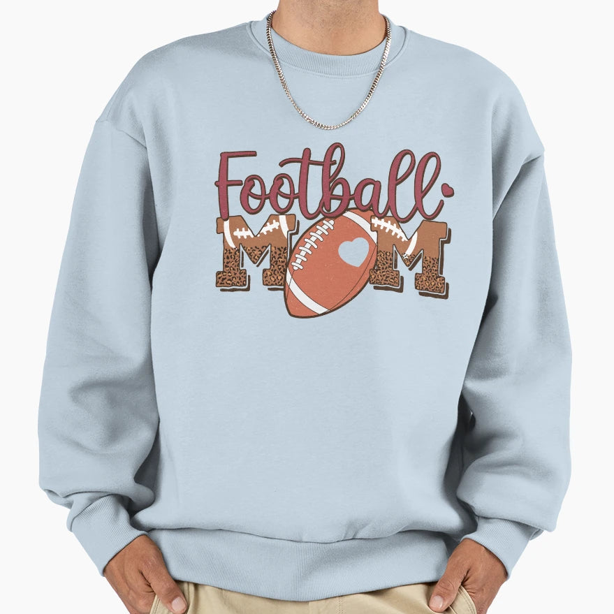 Football Mom Mothers Day Sweatshirt - Fun Novelty Design for Adults - T-Shirt, Sweatshirt, Hoodie
