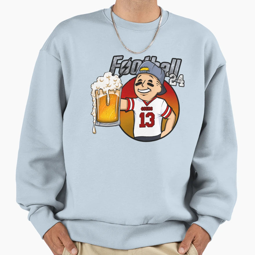 Beer Football 2 Sweatshirt - Streetwear Style for Adults - T-Shirt, Sweatshirt, Hoodie