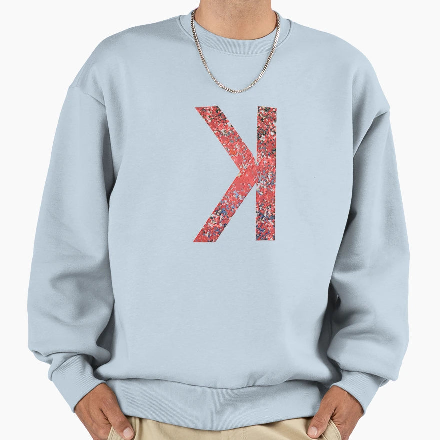 Backward K Strike Out Looking Sweatshirt - Fun Novelty Design for Adults - T-Shirt, Sweatshirt, Hoodie