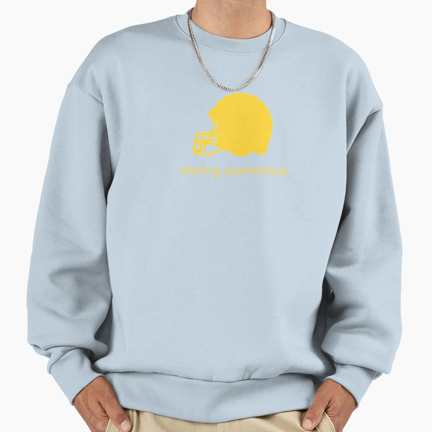 Starting Quarterback Sweatshirt - Streetwear Style for Adults - T-Shirt, Sweatshirt, Hoodie