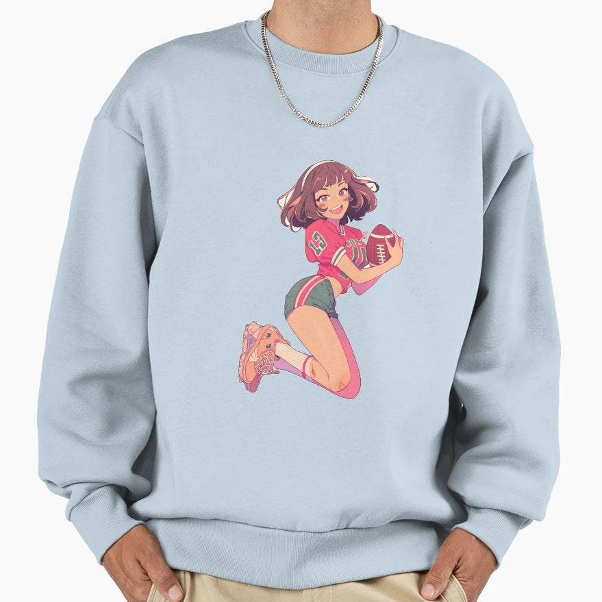 Football Sweatshirt - Trendy Graphic Men Women - T-Shirt, Sweatshirt, Hoodie