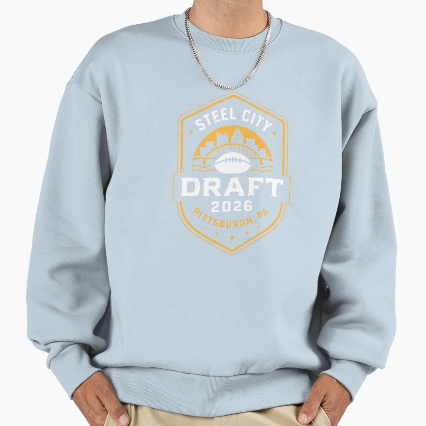 Steel City Draft Sweatshirt - Custom Art Print for Adults - T-Shirt, Sweatshirt, Hoodie
