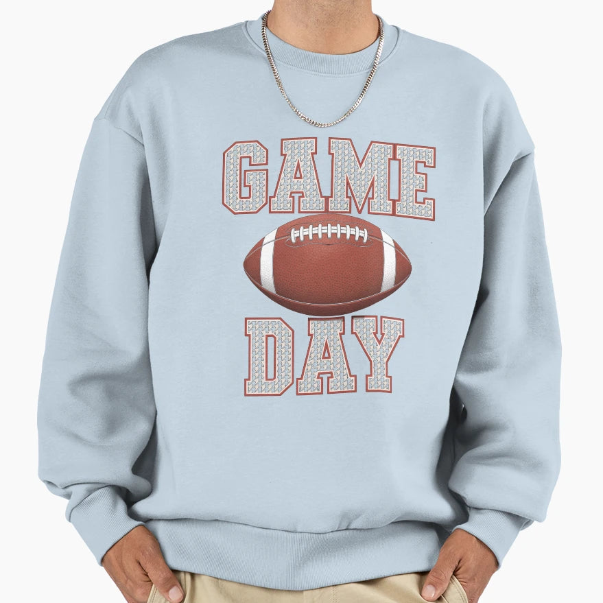 Game Day Football Sweatshirt - Casual Everyday Wear Unisex - T-Shirt, Sweatshirt, Hoodie