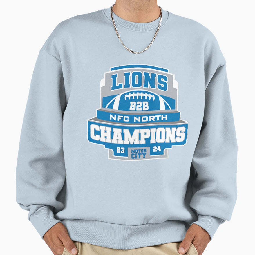 Football Detroit Lions Sweatshirt - Fun Novelty Design Unisex - T-Shirt, Sweatshirt, Hoodie