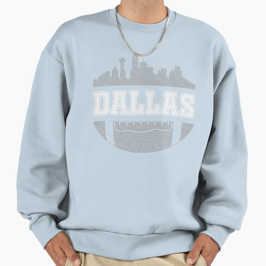 Cowboys Football Fan Dallas Sweatshirt - Fun Novelty Design for Adults - T-Shirt, Sweatshirt, Hoodie