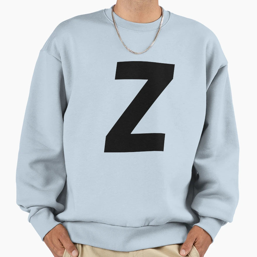 Z Word Letter Zz Zeta Zzz Zet Letra Z Sweatshirt - Trendy Graphic Unisex - T-Shirt, Sweatshirt, Hoodie