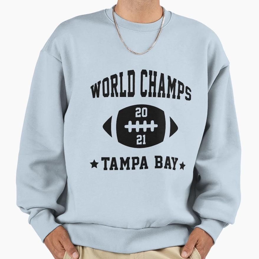 2021 Tampa Bay Football Gift Sports Sweatshirt - Minimalist Print Men Women - T-Shirt, Sweatshirt, Hoodie