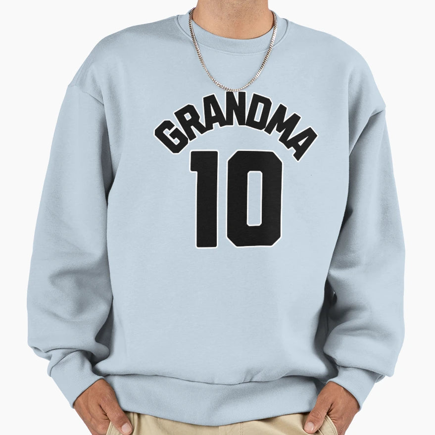 Grandma Jersey Sweatshirt - Graphic Print for Adults - T-Shirt, Sweatshirt, Hoodie