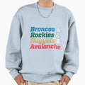 Colorado Sports Sweatshirt - Trendy Graphic Unisex - T-Shirt, Sweatshirt, Hoodie