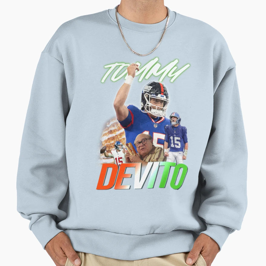 Italian Hand American Football Sweatshirt - Custom Art Print Men Women - T-Shirt, Sweatshirt, Hoodie