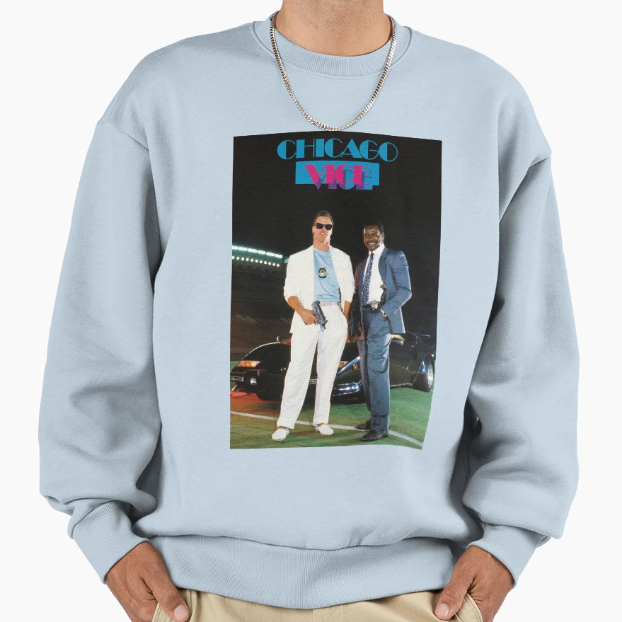 Chicago Vice Sweatshirt - Minimalist Print Unisex - T-Shirt, Sweatshirt, Hoodie