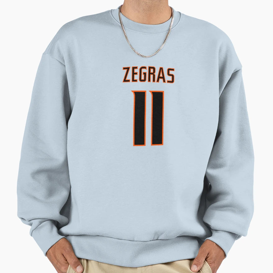 Trevor Zegras White Sweatshirt - Fun Novelty Design Men Women - T-Shirt, Sweatshirt, Hoodie