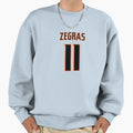 Trevor Zegras White Sweatshirt - Fun Novelty Design Men Women - T-Shirt, Sweatshirt, Hoodie