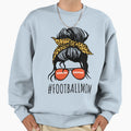 American Football Mom Leopard And Sweatshirt - Streetwear Style for Adults - T-Shirt, Sweatshirt, Hoodie